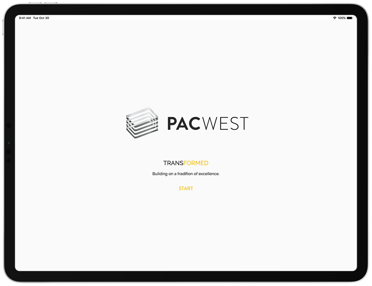 App first load screen